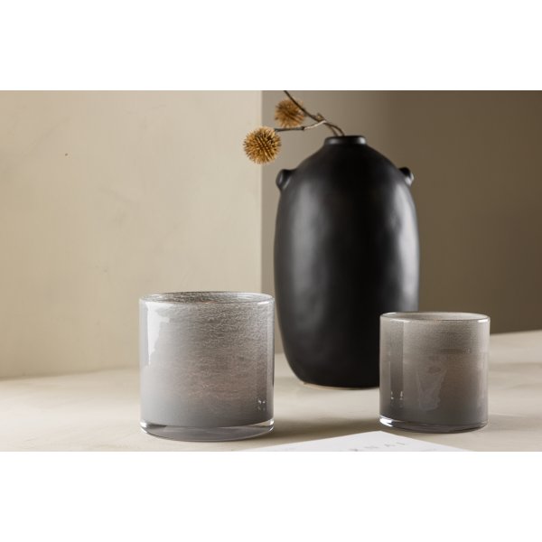 Lanterne Glora Ø12 cm - Gris clair Lanterne Glora Ø12 cm - Gris clair