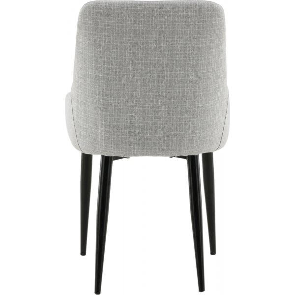 Chaise de salle  manger Paradis - Gris clair/noir