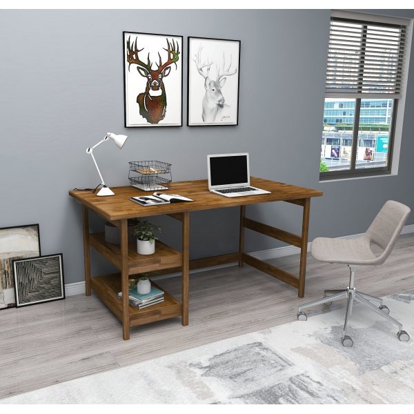 City skrivbord 120x55 cm - Valn�t