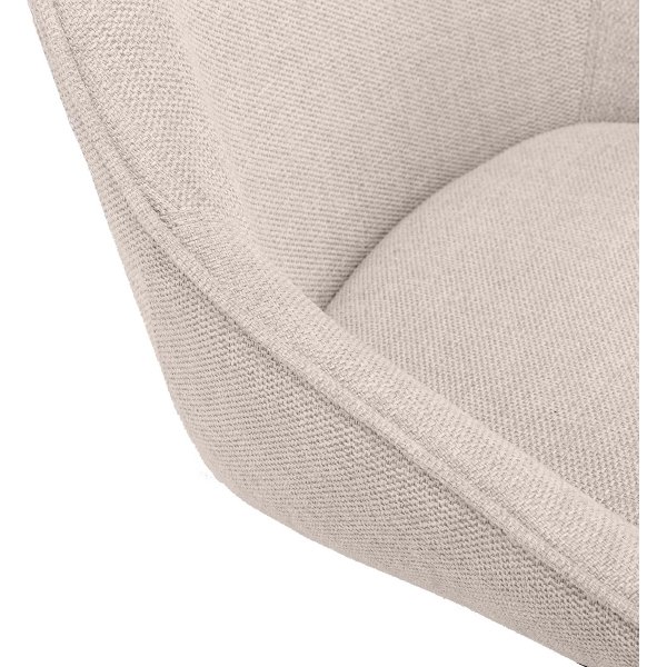 Tabouret de bar jumel avec vrin  gaz - Beige