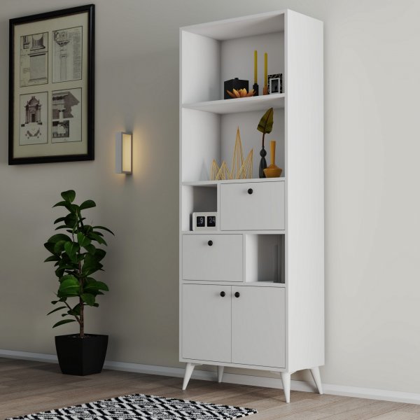 Ninova bokhylla - Vit