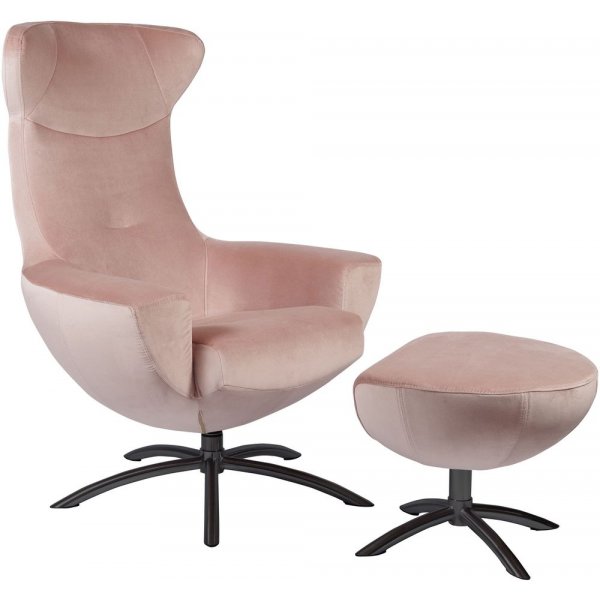 Hjellegjerde Baloo fåtölj - Rosa/svart Hjellegjerde Baloo fåtölj - Rosa/svart