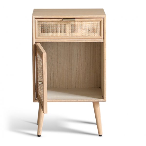 Sngbord i rotting/ek - Stockholm + Mbeltassar