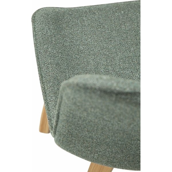 Glee matstol - Grön boucle Glee matstol - Grön boucle