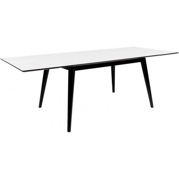 Copenhagen Matbord - Vit/svart - 150/230x95 Copenhagen Matbord - Vit/svart - 150/230x95