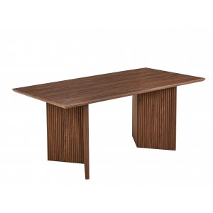 Crossby matbord 180x90 cm - Mörk brunbetsad ek Crossby matbord 180x90 cm - Mörk brunbetsad ek