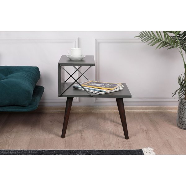 Kruis nachtkastje - Antraciet