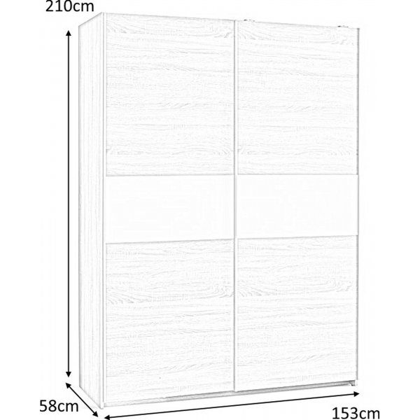 Armoire Abdel - Blanc Armoire Abdel - Blanc