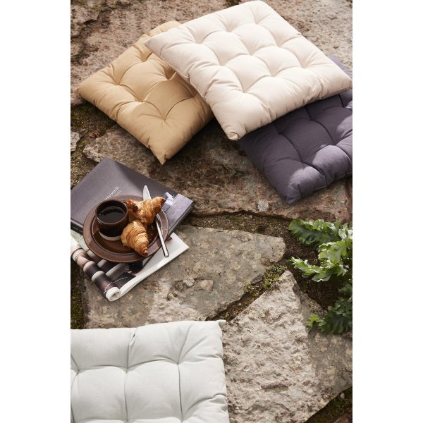 Coussin de chaise Noah 40 x 40 cm - Gris