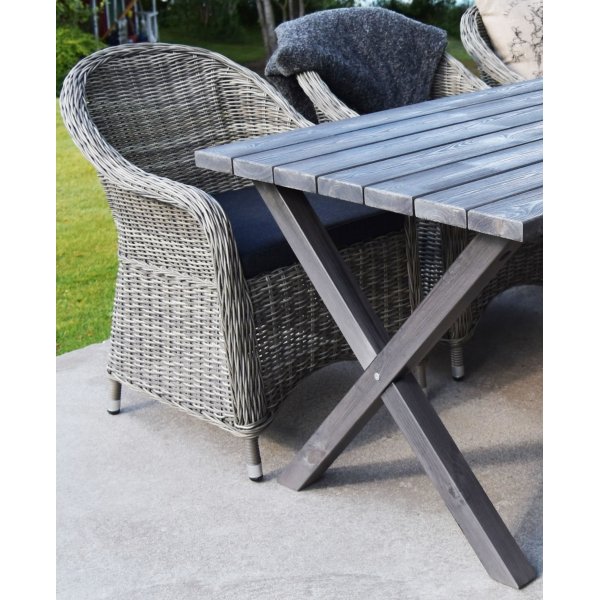 Scottsdale matbord 150 cm -Shabby Chic Gr