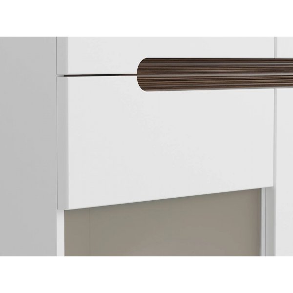 Azteca Trio skänk med LED-belysning - Vit Azteca Trio skänk med LED-belysning - Vit