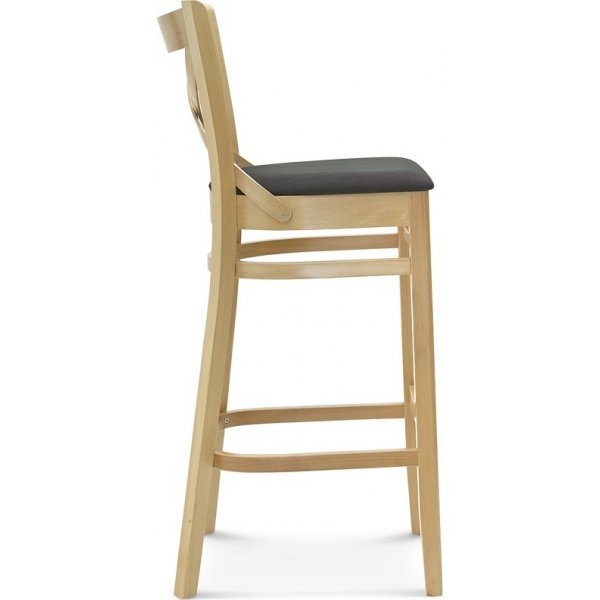 Bistro 1 barkruk - Optioneel kleur bekleding en frame