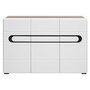 Hagfors sideboard - Vit/Svart