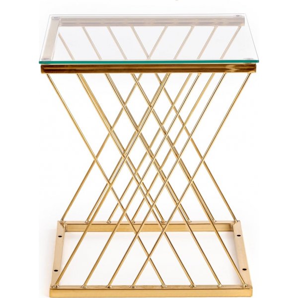 Table basse Moselle 45 x 39 cm - Or