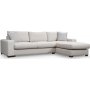 Long divansoffa höger - Beige