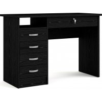 Function Plus skrivbord med 4 lådor 109,3 x 48,5 cm - Svart ask Function Plus skrivbord med 4 lådor 109,3 x 48,5 cm - Svart ask