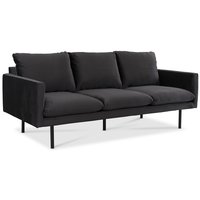 Carolina 3-sits soffa - Antracitgrå sammet Carolina 3-sits soffa - Antracitgrå sammet