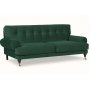 Soffa Andrew 225 cm - Buteljgrn sammet