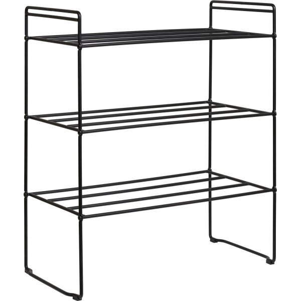 Étagère à chaussures Swansea - Noir Étagère à chaussures Swansea - Noir