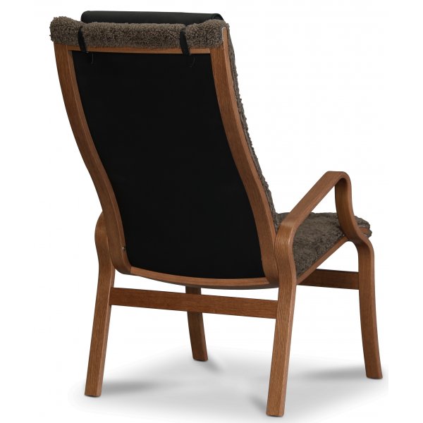 Lammet ftlj i frskinn scandinavian expresso - Brunbetsad ek