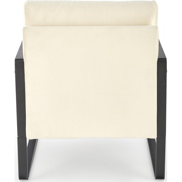 Fauteuil Ilario - Noir/beige Fauteuil Ilario - Noir/beige