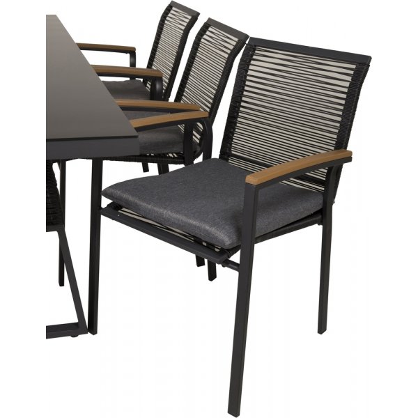 Dallas eetkamerstoel - Zwart Dallas eetkamerstoel - Zwart