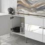 Leon mediabnk - Vit/silver