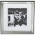 Peinture avec cadre miroir - Audrey Hepburn - 52x52 cm