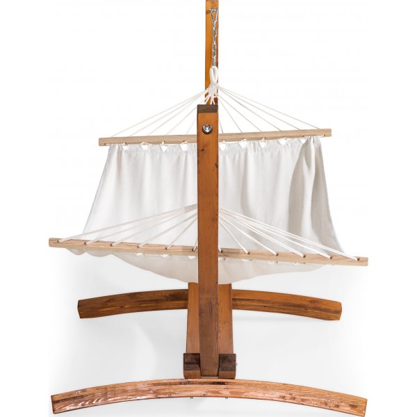 Hedvig hngmatta - Natur/Vit