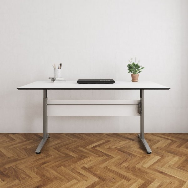 Wilhelmina skrivbord - Svart/vit
