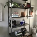 Kundbild Edsviken bokhylla - Vintage metall: Blev supersnyggt!