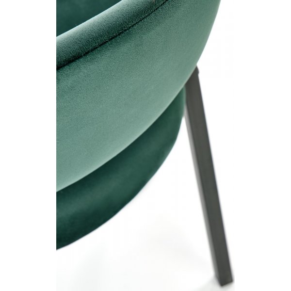 Chaise de salle  manger Cadeira 473 - Vert fonc