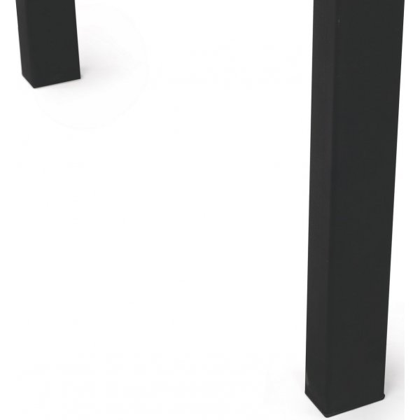 Table à manger Silva 120-187 x 74 cm - Vison/noir Table à manger Silva 120-187 x 74 cm - Vison/noir