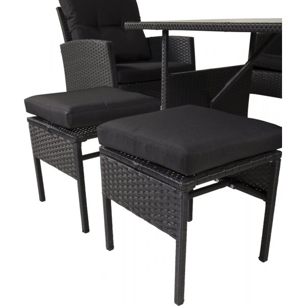 Groupe de canapés Knock - Noir Groupe de canapés Knock - Noir