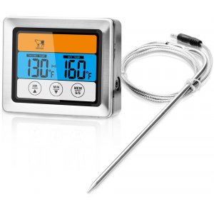 Basis stektermometer - Blank/svart - Kökstermometrar