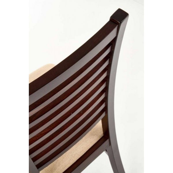 Chaise de salle à manger Libby 6 - Beige/noyer foncé Chaise de salle à manger Libby 6 - Beige/noyer foncé