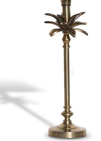 Palmblad Bordslampa H39 cm - Mssing