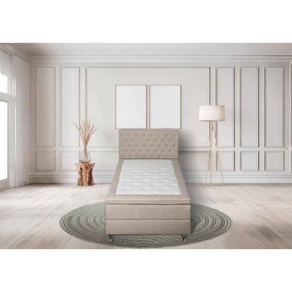 Continentaal bed + hoofdbord 120 x 200 cm - Dream