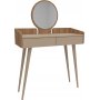 Trucco sminkbord 134 x 37 cm - Furu/beige