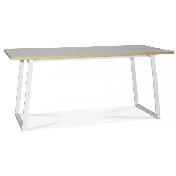 Edge matbord 140x90 - Vit Högtryckslaminat (HPL) + Möbeltassar Edge matbord 140x90 - Vit Högtryckslaminat (HPL) + Möbeltassar