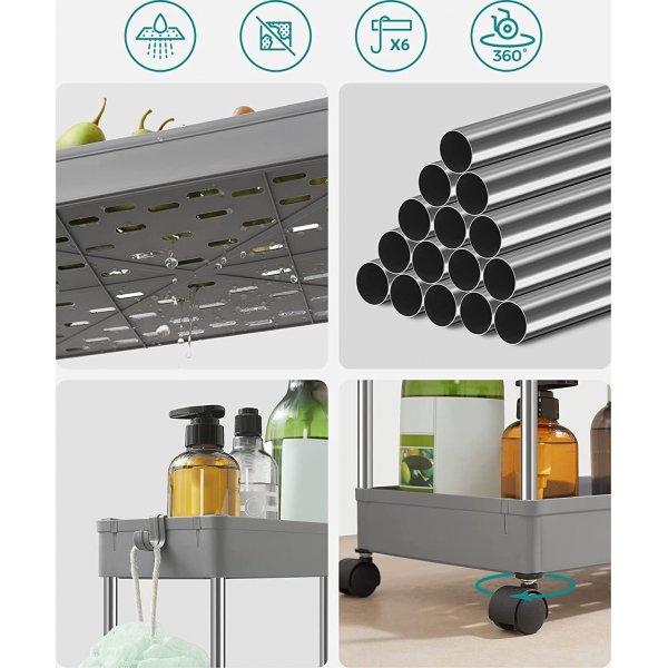 Étagère de cuisine Criollo 60 cm - Gris Étagère de cuisine Criollo 60 cm - Gris