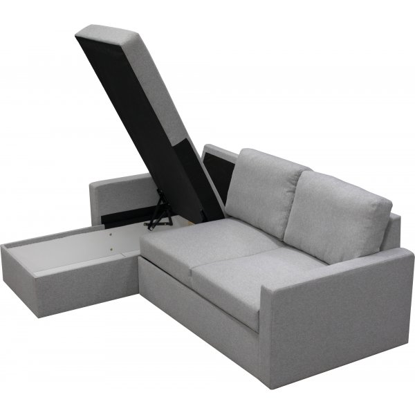 Bäddsoffa med förvaring 220 cm bred Bäddsoffa med förvaring 220 cm bred