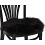 Plaza stolsdyna frskinn 37 cm - Mrkbrun