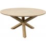 Salt runt matbord i gr teak - 150 cm diameter