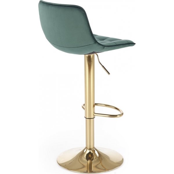 Tabouret de bar Pelican 120 - Vert foncé/or Tabouret de bar Pelican 120 - Vert foncé/or