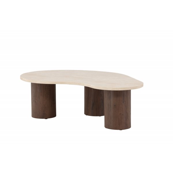 Megg Soffbord 130x78 - Mocca / Travertin Megg Soffbord 130x78 - Mocca / Travertin