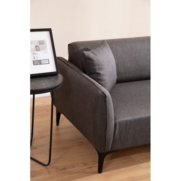 Belissimo 3-sits soffa - Mörkgrå Belissimo 3-sits soffa - Mörkgrå