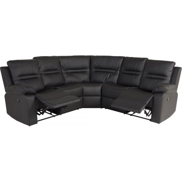 Mozart hrnsoffa (recliner) - Svart PU