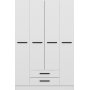 Armoire Orizzo 180x52x180 cm - Blanc
