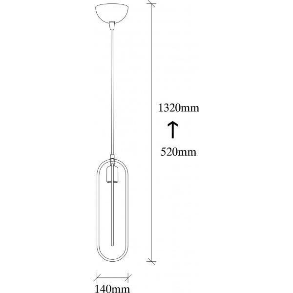 Plafonnier Ceres 2011 - Noir/or